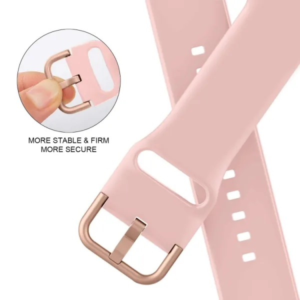 SILICONE Vymeniteľný remienok pre Apple Watch 10 / 11 42mm ružový