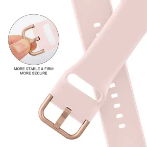 SILICONE Vymeniteľný remienok pre Apple Watch 10 / 11 46mm svetloružový