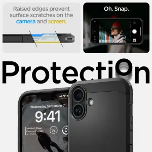 SPIGEN TOUGH ARMOR MAGSAFE Apple iPhone 16 BLACK