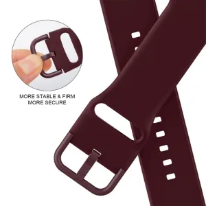 SILICONE Vymeniteľný remienok pre Apple Watch 10 / 11 46mm bordový