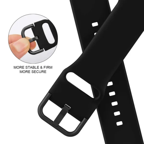 SILICONE Vymeniteľný remienok pre Apple Watch 10 / 11 42mm čierny