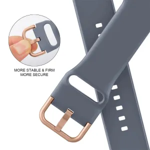 SILICONE Vymeniteľný remienok pre Apple Watch 10 / 11 46mm modrý-šedý