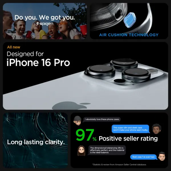 SPIGEN ULTRA HYBRID Apple iPhone 16 Pro SPACE CRYSTAL