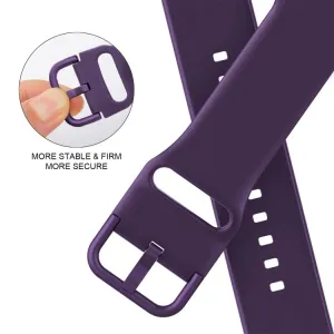 SILICONE Vymeniteľný remienok pre Apple Watch 10 / 11 42mm tmavofialový