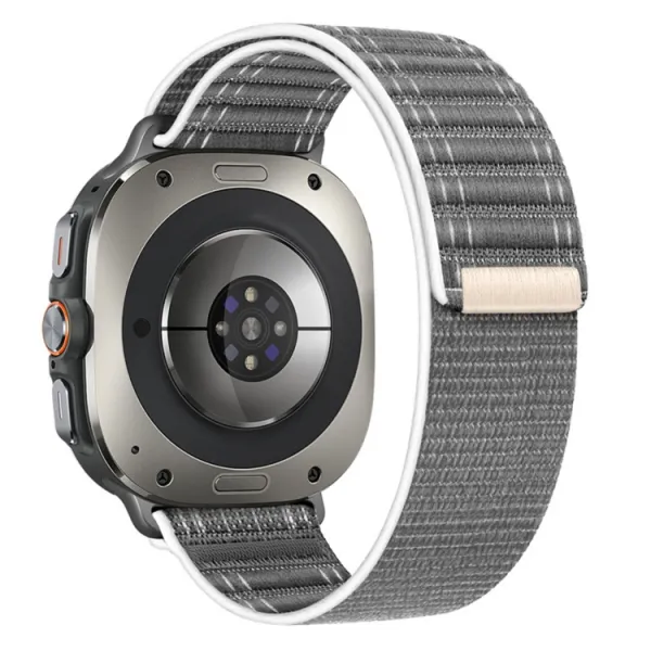 NYLON Vymeniteľný remienok pre Samsung Galaxy Watch Ultra / Watch Ultra 2025 šedý