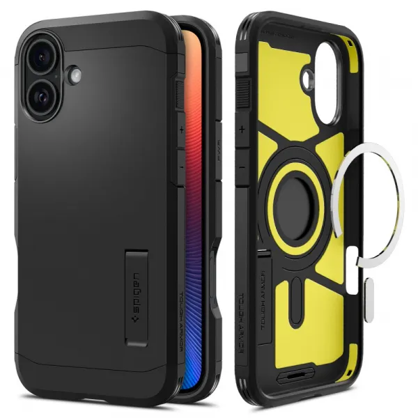 SPIGEN TOUGH ARMOR MAGSAFE Apple iPhone 16 BLACK