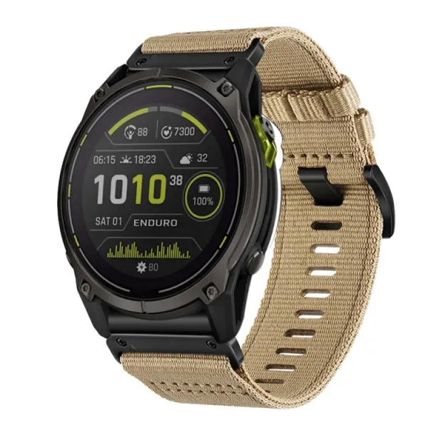 CANVAS Vymeniteľný remienok pre Garmin Enduro 3 svetlohnedý