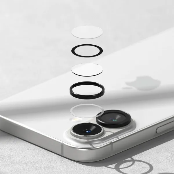 RINGKE CAMERA FRAME PROTECTOR 2X Sklo pre fotoaparát Apple iPhone 16 / 16 Plus BLACK