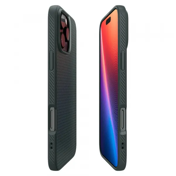 SPIGEN LIQUID AIR Ochranný kryt pre Apple iPhone 16 Pro ABYSS GREEN