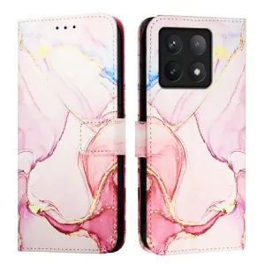 ART MARBLE Peňaženkový kryt pre Xiaomi 14T ROSE GOLD