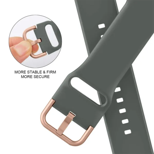 SILICONE Vymeniteľný remienok pre Apple Watch 10 / 11 46mm olivový