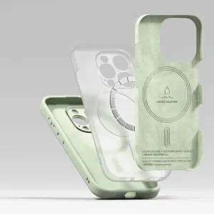 RINGKE SILICONE MAGSAFE Ochranný kryt Apple iPhone 16 Pro Max SOFT MINT
