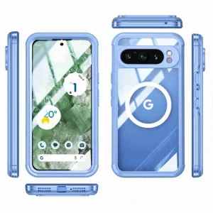 DUAL MAGSAFE Obojstranný ochranný kryt pre Google Pixel 9 Pro XL modrý