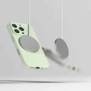 RINGKE SILICONE MAGSAFE Ochranný kryt Apple iPhone 16 Pro Max SOFT MINT