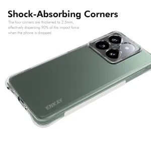 ENKAY AIRBAG Extra odolný kryt Xiaomi 14T Pro priehľadný