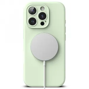 RINGKE SILICONE MAGSAFE Ochranný kryt Apple iPhone 16 Pro Max SOFT MINT
