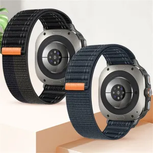 NYLON Vymeniteľný remienok pre Samsung Galaxy Watch Ultra / Watch Ultra 2025 šedý