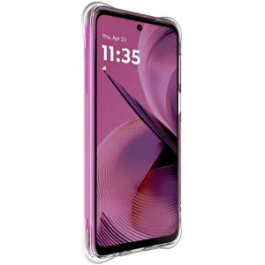 IMAK Ochranný obal pre Motorola Moto G55 5G priehľadný