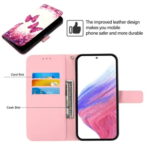 ART Peňaženkový kryt pre Xiaomi 14T PINK BUTTERFLY