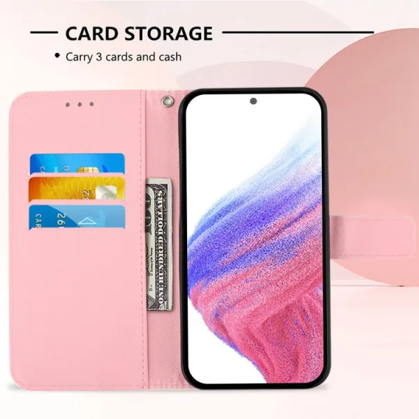 ART Peňaženkový kryt pre Xiaomi 14T PINK BUTTERFLY