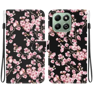 ART Peňaženkový kryt pre Honor X6b PLUM BLOSSOM