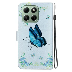 ART Peňaženkový kryt pre Honor X6b BLUE BUTTERFLY