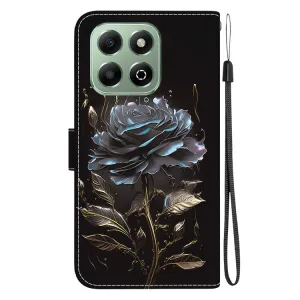 ART Peňaženkový kryt pre Honor X6b BLACK ROSE