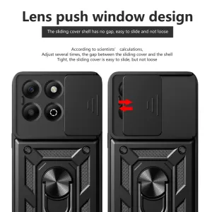 RING CAMERA Kryt s držiakom pre Honor X6b čierny