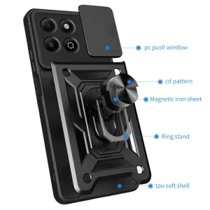 RING CAMERA Kryt s držiakom pre Honor X6b modrý