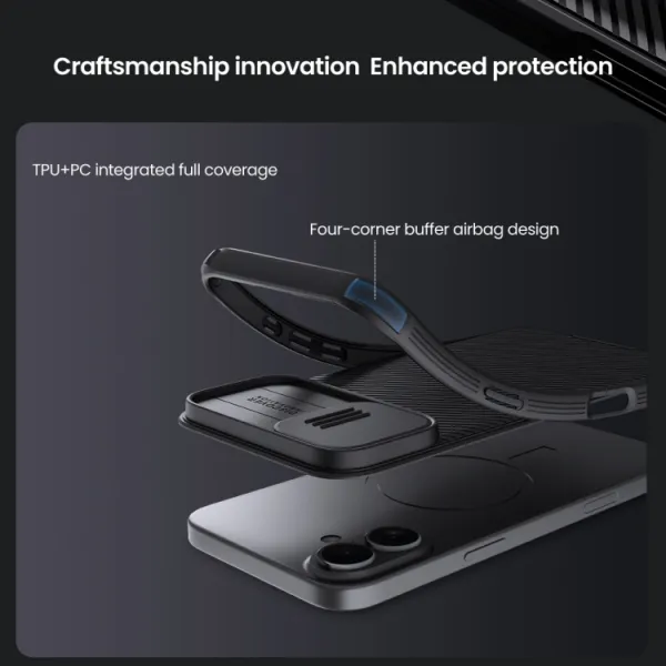 NILLKIN CAMSHIELD PRO Kryt pre Apple iPhone 16 Plus modrý