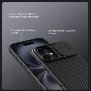 NILLKIN CAMSHIELD PRO Kryt pre Apple iPhone 16 Plus modrý