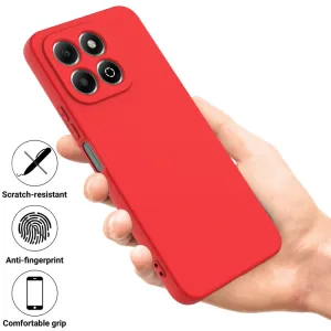 RUBBER Ochranný obal pre Honor X6b červený