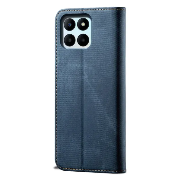 DENIM Peňaženkový kryt pre Honor X6b modrý