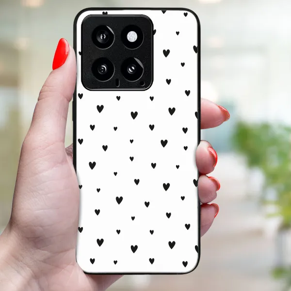 MY ART Ochranný kryt pre Xiaomi 14 BLACK HEARTS (167)