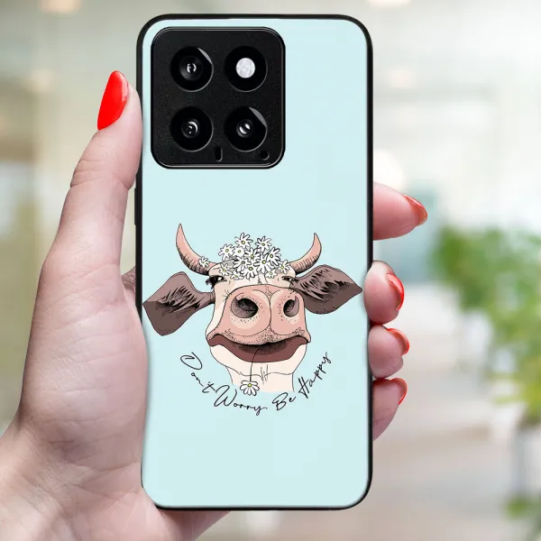 MY ART Ochranný kryt pre Xiaomi 14 HAPPY COW (181)