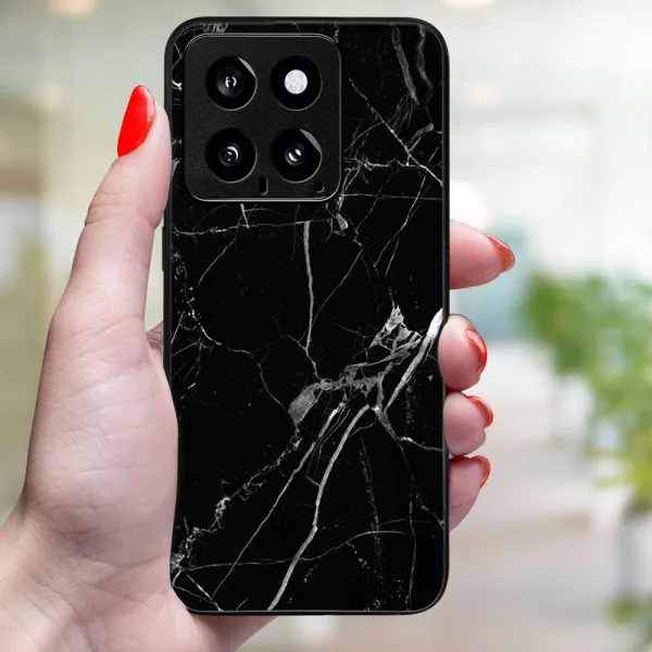 MY ART Ochranný kryt pre Xiaomi 14 BLACK MARBLE (142)