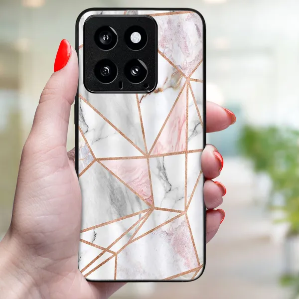 MY ART Ochranný kryt pre Xiaomi 14 PINK MARBLE (143)