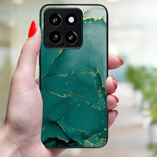 MY ART Ochranný kryt pre Xiaomi 14 GREEN MARBLE (145)
