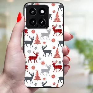 MY ART Kryt s vianočným dizajnom Xiaomi 14 DEER (068)