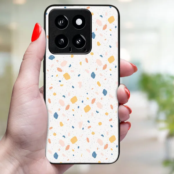 MY ART Ochranný kryt pre Xiaomi 14 ORANGE TERRAZZO (165)