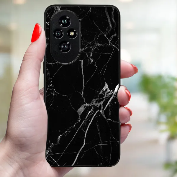 MY ART Ochranný kryt pre Honor 200 BLACK MARBLE (142)