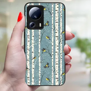 MY ART Kryt s vianočným dizajnom Xiaomi 13 Lite BIRCH (072)