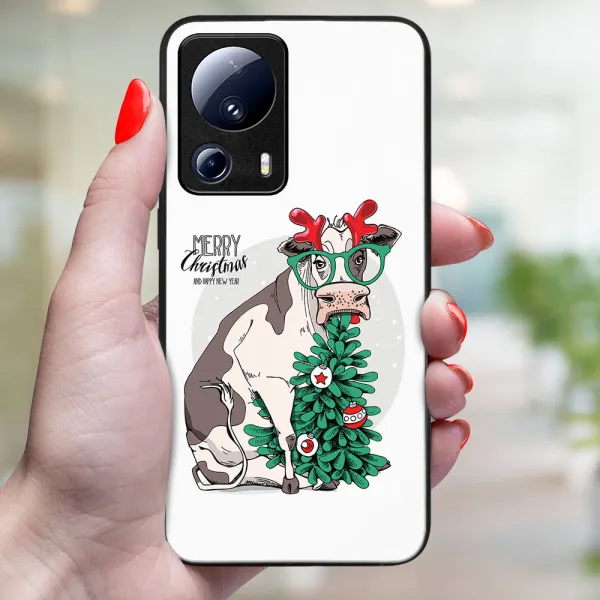 MY ART Kryt s vianočným dizajnom Xiaomi 13 Lite MERRY CHRISTMAS (074)