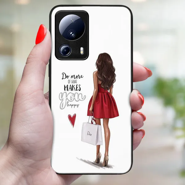 MY ART Ochranný kryt pre Xiaomi 13 Lite RED DRESS (137)