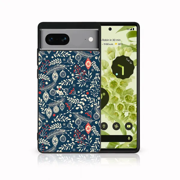 MY ART Kryt s vianočným dizajnom Google Pixel 7 MISTLETOE (070)