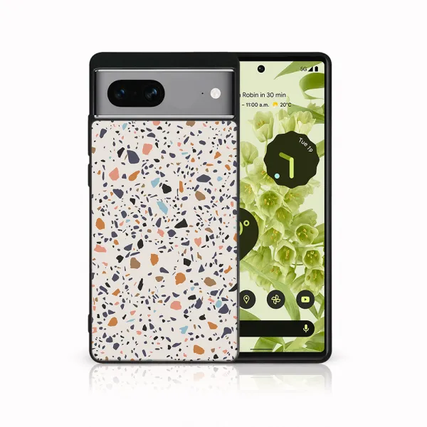 MY ART Ochranný kryt pre Google Pixel 7 BEIGE TERRAZZO (162)