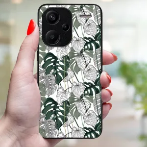 MY ART Ochranný obal pre Xiaomi Redmi Note 13 Pro+ 5G LEAF (175)