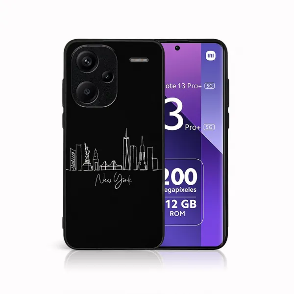 MY ART Ochranný obal pre Xiaomi Redmi Note 13 Pro+ 5G NEW YORK (207)