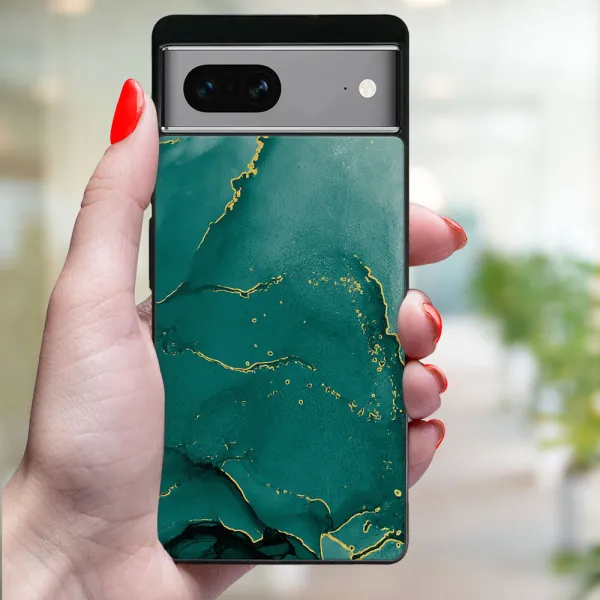 MY ART Ochranný kryt pre Google Pixel 7 GREEN MARBLE (145)