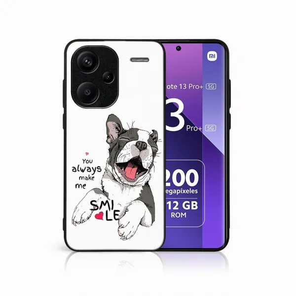 MY ART Ochranný obal pre Xiaomi Redmi Note 13 Pro+ 5G SMILE (189)